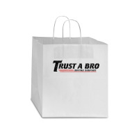 Trust A Bro Moving Company    T Shirt Star Paper Bag - 13 X 7 X 13 | Artistshot