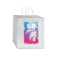 Malibu California Star Paper Bag - 13 X 7 X 13 | Artistshot