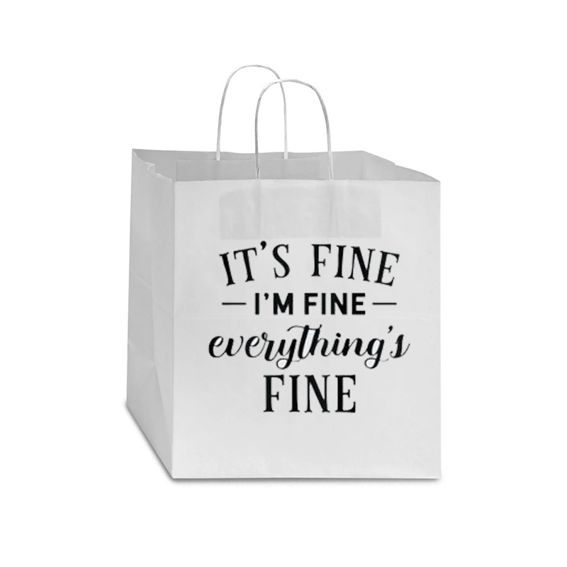 Quotes Funny Star Paper Bag - 13 X 7 X 13 | Artistshot