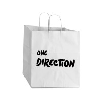 One Direction Take Out Paper Bag - 14 X 10 X 15 1/2 | Artistshot