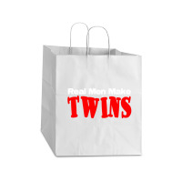 Real Men Make Twins  (2) Take Out Paper Bag - 14 X 10 X 15 1/2 | Artistshot