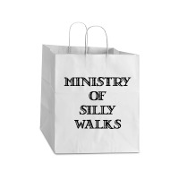 Ministry Of Silly Walks Take Out Paper Bag - 14 X 10 X 15 1/2 | Artistshot