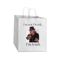 St. Patricks Day Take Out Paper Bag - 14 X 10 X 15 1/2 | Artistshot