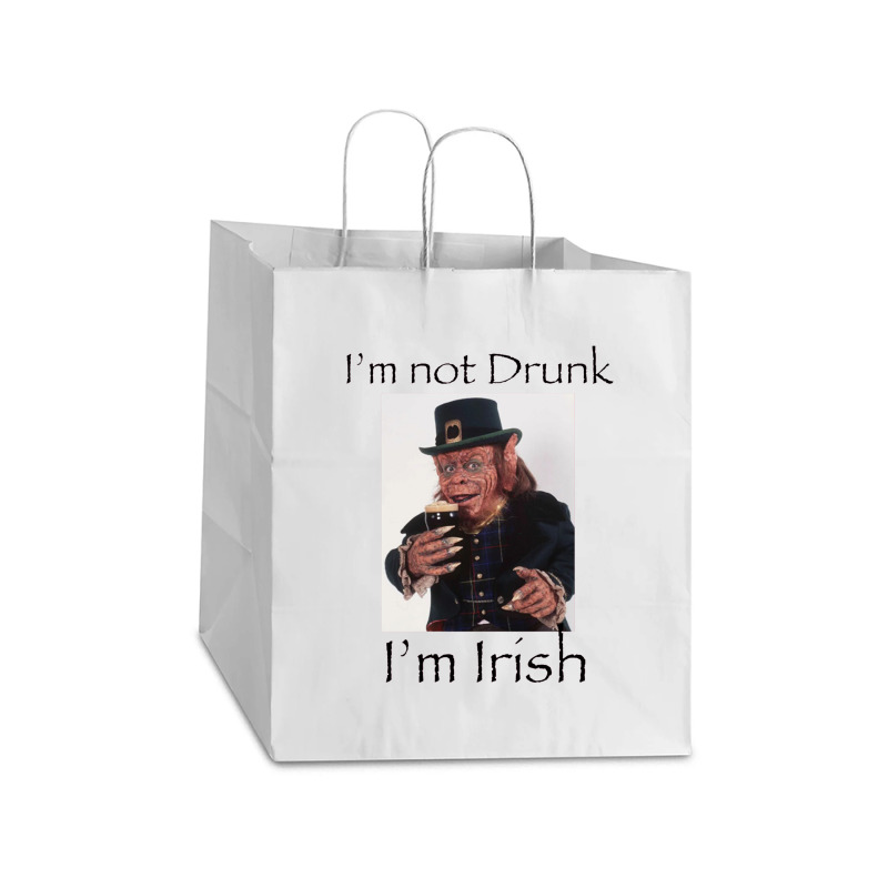 St. Patricks Day Take Out Paper Bag - 14 X 10 X 15 1/2 | Artistshot