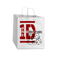 One Direction Take Out Paper Bag - 14 X 10 X 15 1/2 | Artistshot