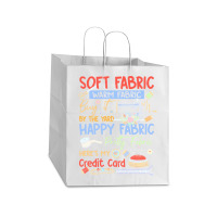 Funny Gift Hlatee T  Shirt Soft Fabric Warm Fabric Happy Fabric Makes Take Out Paper Bag - 14 X 10 X 15 1/2 | Artistshot