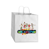 One Direction Take Out Paper Bag - 14 X 10 X 15 1/2 | Artistshot