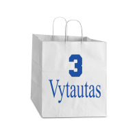 Liangelo Ball Vytautas Lithuania #3 Take Out Paper Bag - 14 X 10 X 15 1/2 | Artistshot