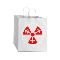 Trans Radiation Take Out Paper Bag - 14 X 10 X 15 1/2 | Artistshot