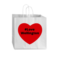 Love Wellington, Hashtag Heart, Love Wellington 2 Vogue Paper Bag - 16 X 6 X 12 | Artistshot