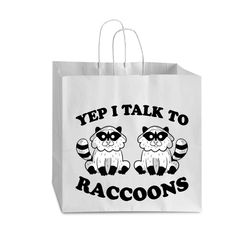 Raccoon Vogue Paper Bag - 16 X 6 X 12 | Artistshot