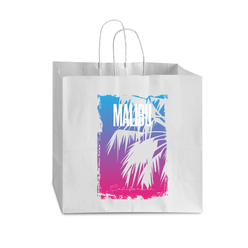 Malibu California Vogue Paper Bag - 16 X 6 X 12 | Artistshot