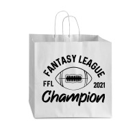 Fantasy League Champion Vogue Paper Bag - 16 X 6 X 12 | Artistshot