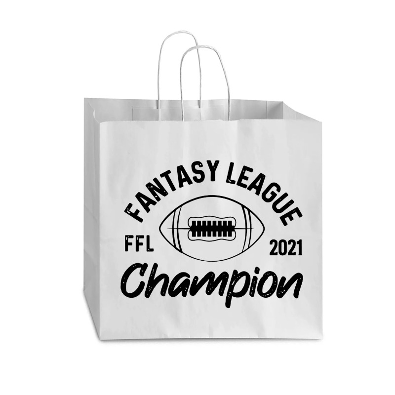 Fantasy League Champion Vogue Paper Bag - 16 X 6 X 12 | Artistshot