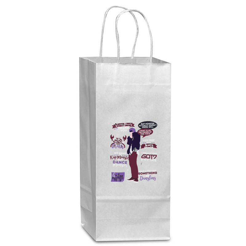 Rm Quotes Wine Paper Bag - 5 1/2 X 3 1/4 X 13 | Artistshot