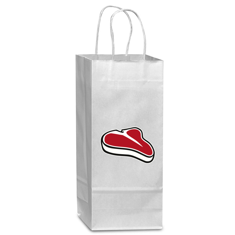 Steak , Steak Wine Paper Bag - 5 1/2 X 3 1/4 X 13 | Artistshot