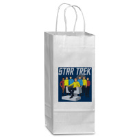 Vector Crew Wine Paper Bag - 5 1/2 X 3 1/4 X 13 | Artistshot