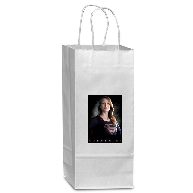 Supergirl, Stand Tall, Wine Paper Bag - 5 1/2 X 3 1/4 X 13 | Artistshot