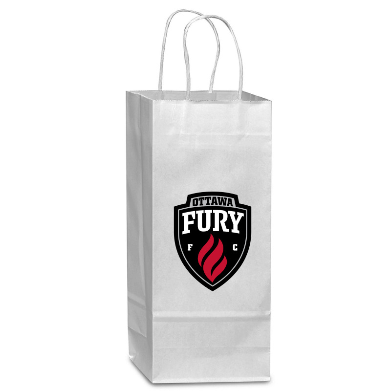 Ottawa Fc Art Wine Paper Bag - 5 1/2 X 3 1/4 X 13 | Artistshot