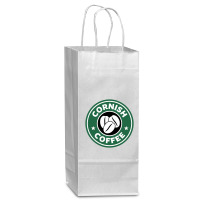 Cornish Coffee Wine Paper Bag - 5 1/2 X 3 1/4 X 13 | Artistshot