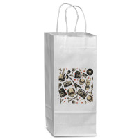 Heavy Metal Direction Aqua Wine Paper Bag - 5 1/2 X 3 1/4 X 13 | Artistshot