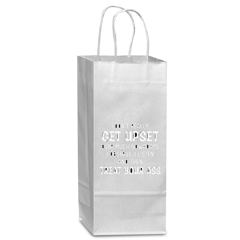 Quotes Funny Wine Paper Bag - 5 1/2 X 3 1/4 X 13 | Artistshot