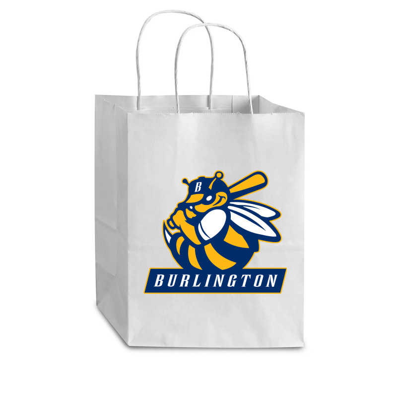 Burlington Bees (1) Cub Paper Bag - 8 X 4 1/2 X 10 1/4 | Artistshot