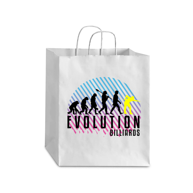 Billiards Evolution Debie Paper Bag - 10 X 5 X 13 | Artistshot