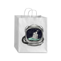 Astronaut And Ship Debie Paper Bag - 10 X 5 X 13 | Artistshot