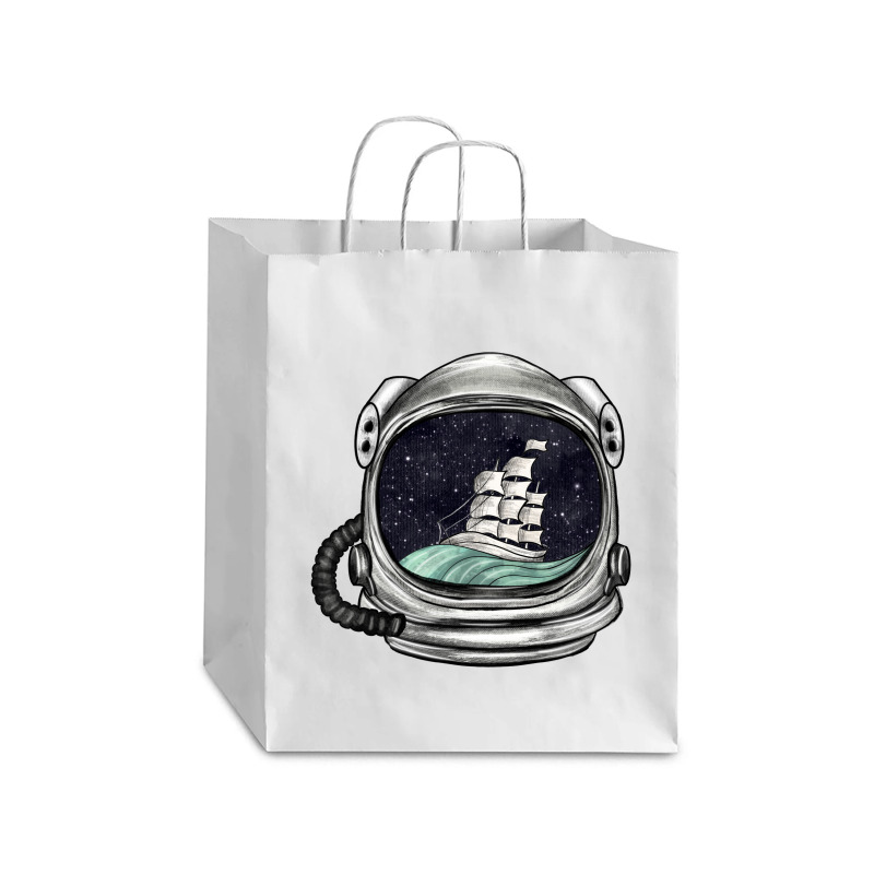 Astronaut And Ship Debie Paper Bag - 10 X 5 X 13 | Artistshot