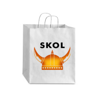 Skol Viking Helmet Minneapolis Miracle Debie Paper Bag - 10 X 5 X 13 | Artistshot