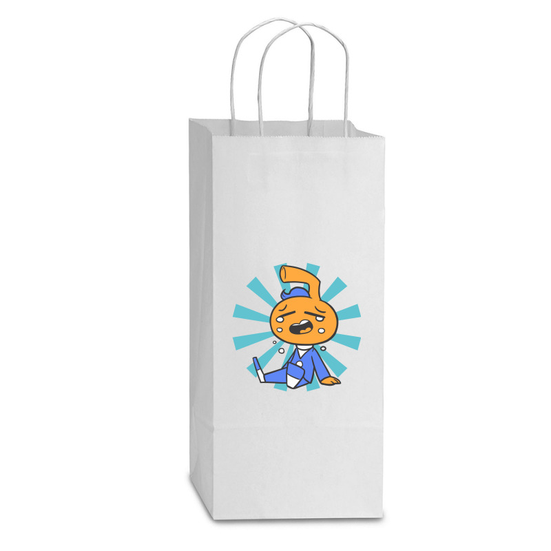 Sad Snorks Double Wine Paper Bag - 6 1/2 X 3 1/2 X 12 3/8 | Artistshot