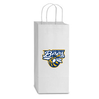 Burlington Bees (2) Double Wine Paper Bag - 6 1/2 X 3 1/2 X 12 3/8 | Artistshot