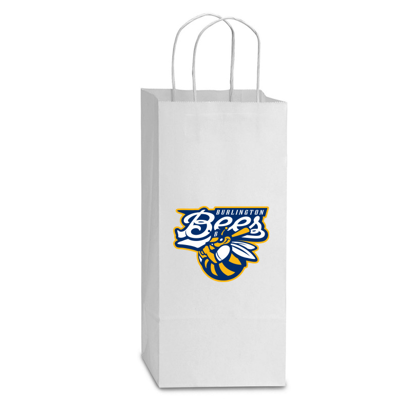 Burlington Bees (2) Double Wine Paper Bag - 6 1/2 X 3 1/2 X 12 3/8 | Artistshot