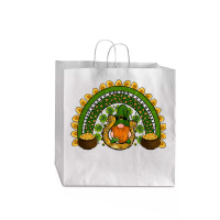 St Patricks Day Rainbow Jumbo Paper Bag - 18 X 7 X 18 3/4 | Artistshot