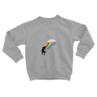 Rainbow Dinosaur Toddler Sweatshirt | Artistshot