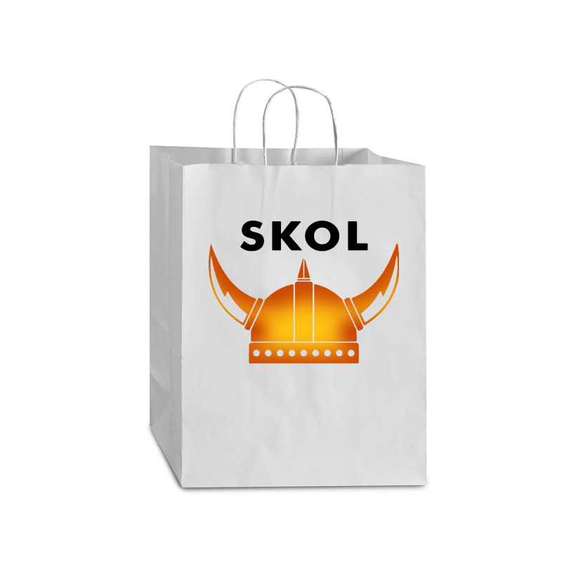 Skol Viking Helmet Minneapolis Miracle Mart Paper Bag -13 X 7 X 17 | Artistshot