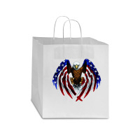 Eagle Usa Star Paper Bag - 13 X 7 X 13 | Artistshot