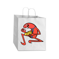 Smiling Friends Adult Animation Take Out Paper Bag - 14 X 10 X 15 1/2 | Artistshot