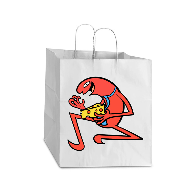 Smiling Friends Adult Animation Take Out Paper Bag - 14 X 10 X 15 1/2 | Artistshot