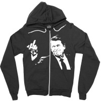 #ronald Reagan Zipper Hoodie | Artistshot