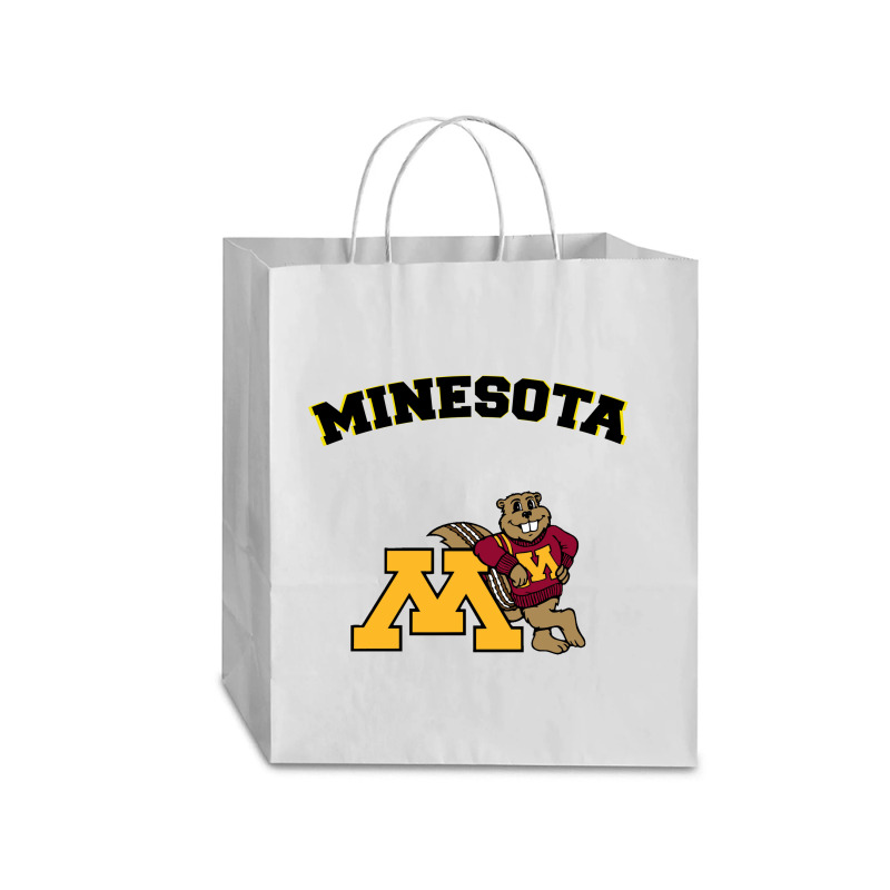 University Of Minesota Traveler Paper Bag -13 X 6 X 15 3/4 | Artistshot