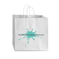 Moonlight Quote Vogue Paper Bag - 16 X 6 X 12 | Artistshot