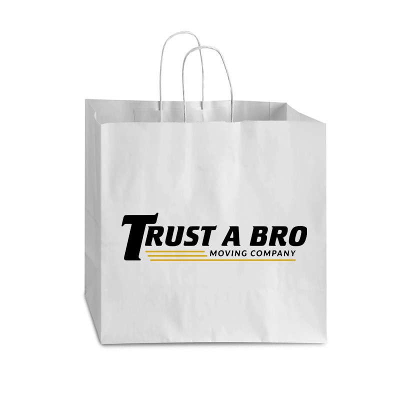 Trust A Bro Vogue Paper Bag - 16 X 6 X 12 | Artistshot