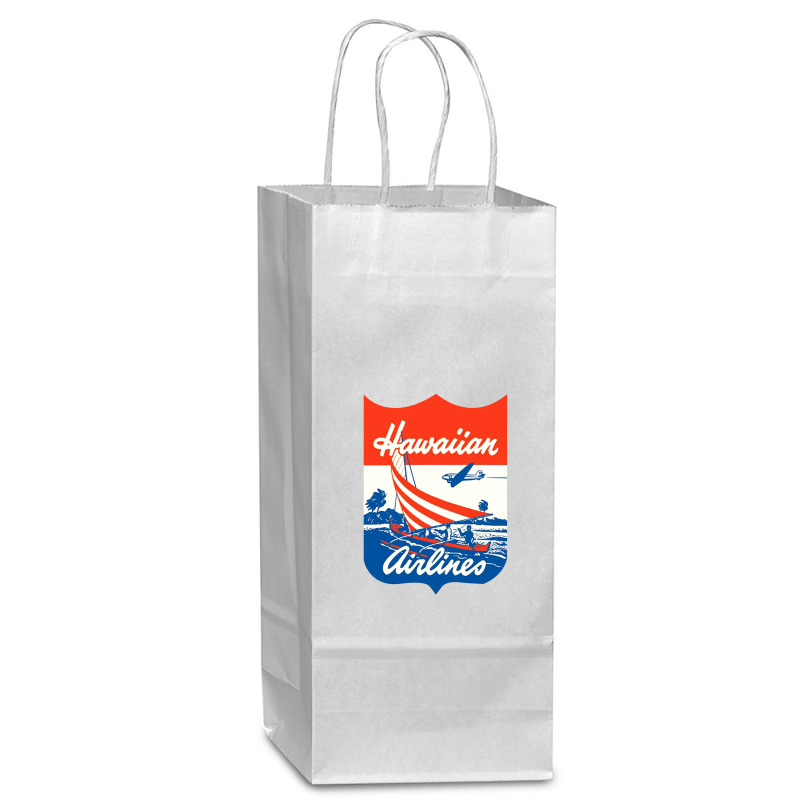 Beautiful Hawaii Wine Paper Bag - 5 1/2 X 3 1/4 X 13 | Artistshot