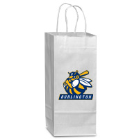 Burlington Bees (1) Wine Paper Bag - 5 1/2 X 3 1/4 X 13 | Artistshot