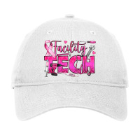 Breast Cancer Facility Tech Adjustable Cap | Artistshot