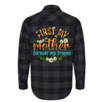 First My Mother Forever My Friend With Daisies Flannel Shirt | Artistshot