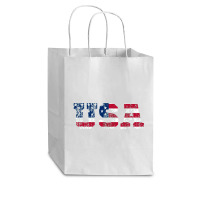 Usa Gift Cub Paper Bag - 8 X 4 1/2 X 10 1/4 | Artistshot