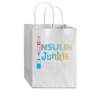 Insulin Junkie I Insulin Diabetics Sugar Patients Pullover Hoodie Cub Paper Bag - 8 X 4 1/2 X 10 1/4 | Artistshot